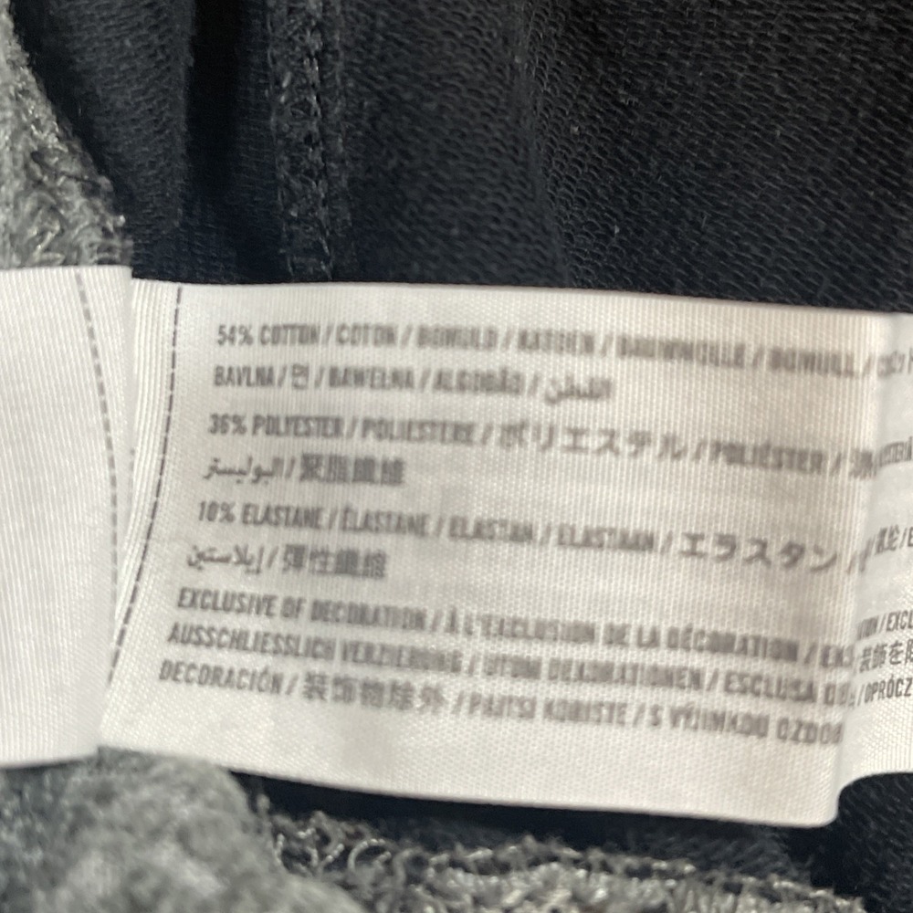 Abercrombie & Fitch Mens Small Sweatpants Tapered Athletic Zip Pockets Black - Picture 7 of 7
